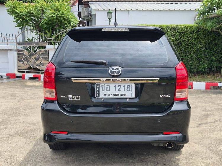 Toyota Wish 2008 2.0 Q Limited Utility-car เบนซิน ไม่ติดแก๊ส เกียร์อัตโนมัติ ดำ รูปที่ 4