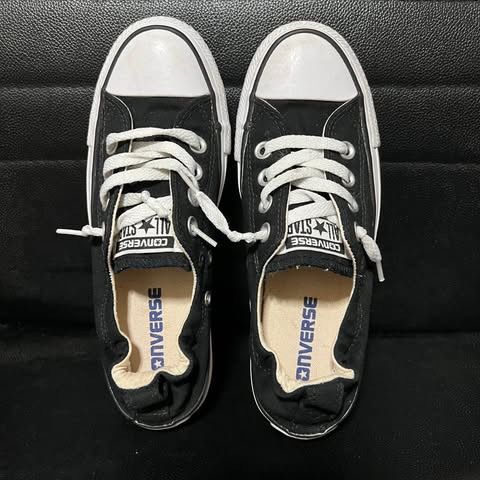 UK 3.5 | EU 36 | US 5 ดำ รองเท้าผ้าใบ Converse Womens Chuck Taylor All