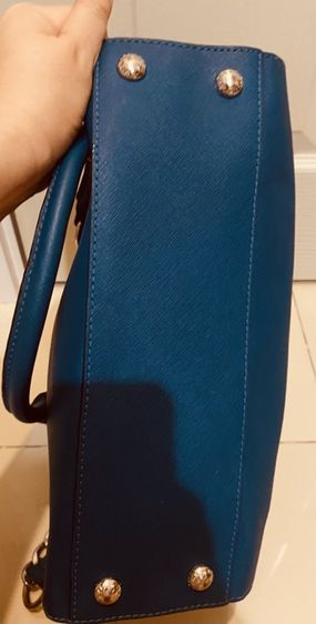 กระเป๋าMichael Kors Hamilton Satchel สีฟ้าเทอร์คอยซ์ แท้💯 รูปที่ 14