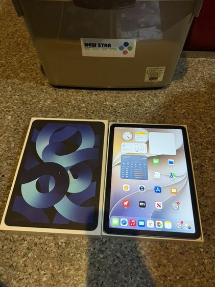 ขายiPadAir5 M1 สีBlue64กิ๊กมีกล่องจอไม่เหลืองไม่มีจุดเดทจุดไบร้หายากสภาพนี้