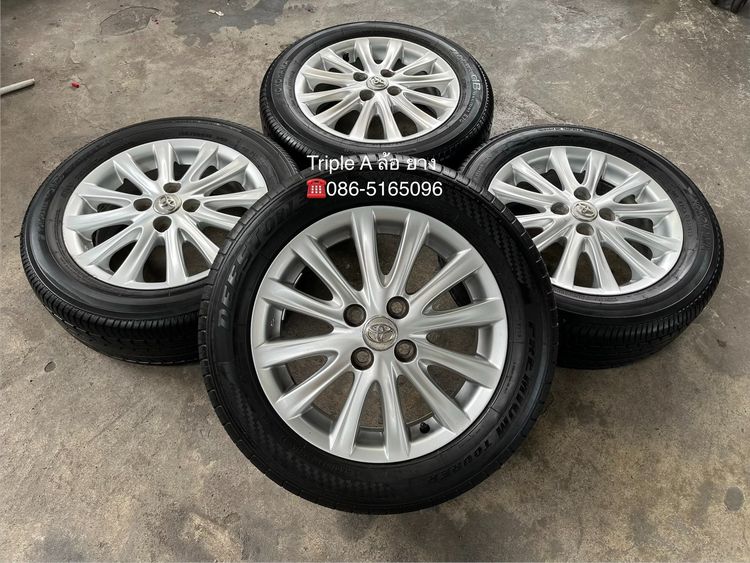 ✨ล้อแม็ก✨Vios 12 ก้าน ขอบ 15 พร้อมยาง 185-60-15 ปี 23