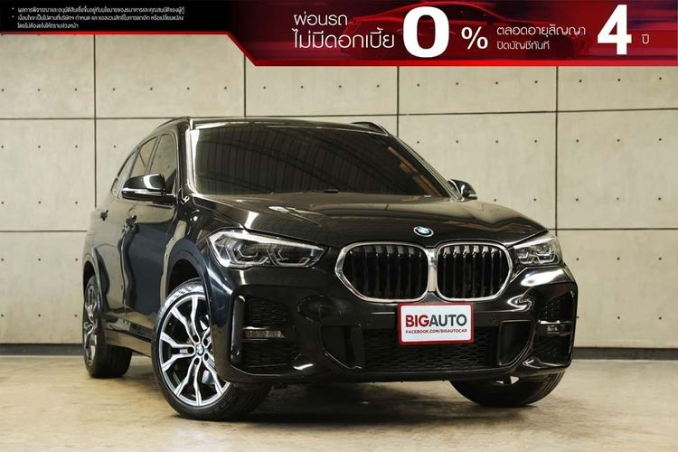 BMW X1 2022 2.0 sDrive20d M Sport Utility-car ดีเซล ไม่ติดแก๊ส เกียร์อัตโนมัติ ดำ
