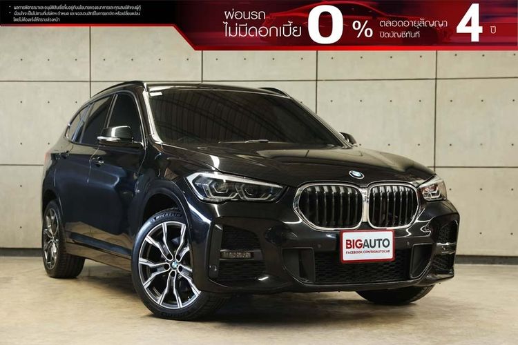 BMW X1 2021 2.0 sDrive20d M Sport Utility-car ดีเซล ไม่ติดแก๊ส เกียร์อัตโนมัติ ดำ