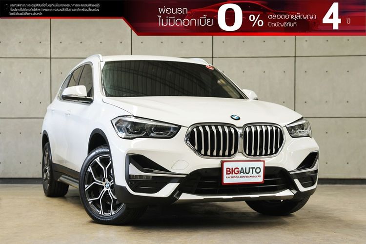 BMW X1 2022 2.0 sDrive20d xLine Utility-car ดีเซล ไม่ติดแก๊ส เกียร์อัตโนมัติ ขาว