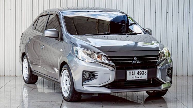 Mitsubishi Attrage 2021 1.2 Active Sedan เบนซิน ไม่ติดแก๊ส เกียร์อัตโนมัติ เทา