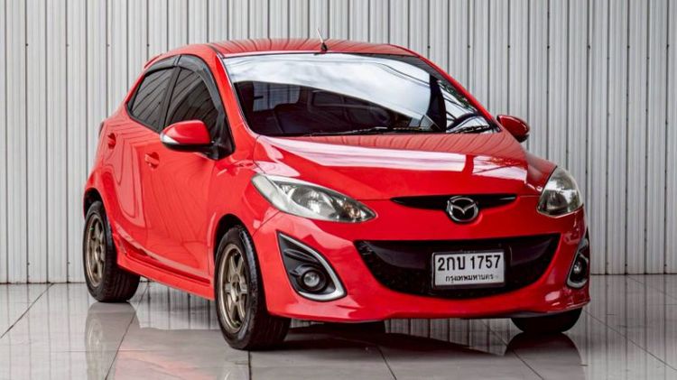 Mazda Mazda 2 2013 1.5 Spirit Sports Sedan เบนซิน ไม่ติดแก๊ส เกียร์อัตโนมัติ แดง