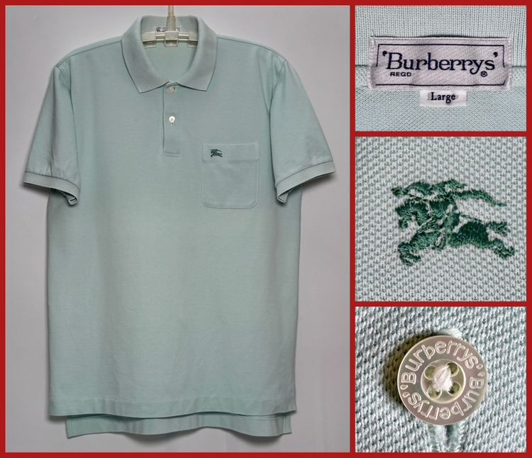⚠️รุ่นใหม่‼️เสื้อโปโล BURBERRY ของแท้ สีพาสเทล
