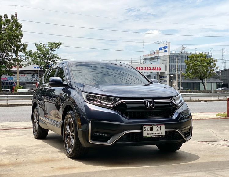 รถ Honda CR-V 2.4 ES 4WD สี น้ำเงิน