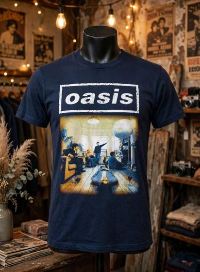 อื่นๆ เสื้อเชิ้ต EU 43 ฟ้า แขนสั้น เสื้อวินเทจ