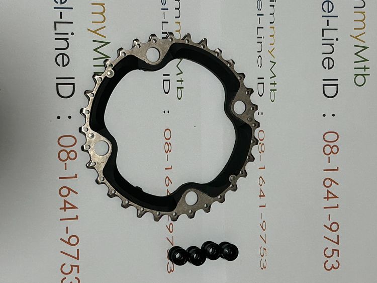 ใบจาน Shimano SLX  ขนาด 42 กับ 32  พร้อมน็อต รูปที่ 6