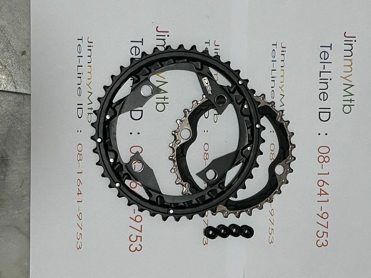 ใบจาน Shimano SLX  ขนาด 42 กับ 32  พร้อมน็อต