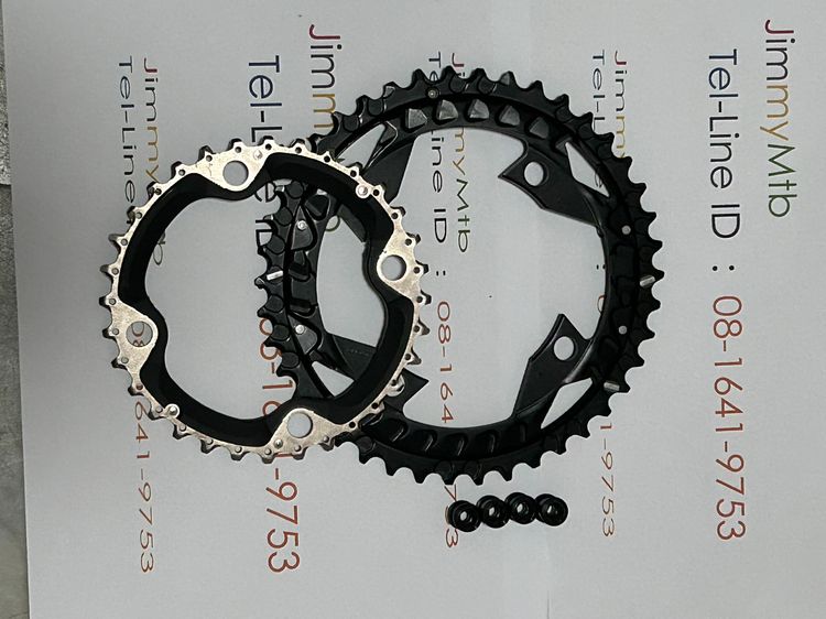 ใบจาน Shimano SLX  ขนาด 42 กับ 32  พร้อมน็อต รูปที่ 2