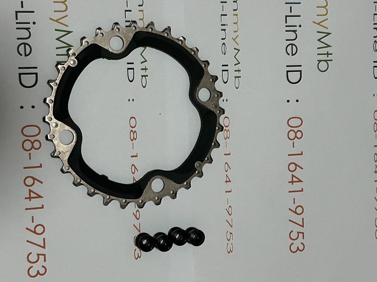 ใบจาน Shimano SLX  ขนาด 42 กับ 32  พร้อมน็อต รูปที่ 5