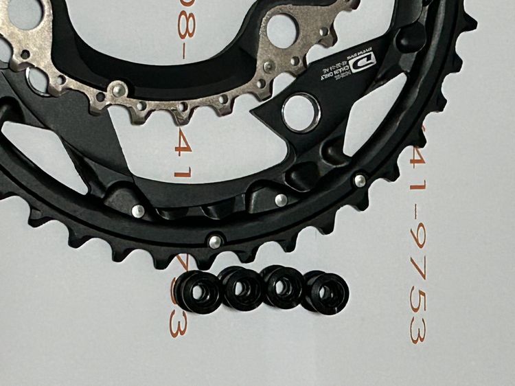 ใบจาน Shimano SLX  ขนาด 42 กับ 32  พร้อมน็อต รูปที่ 3