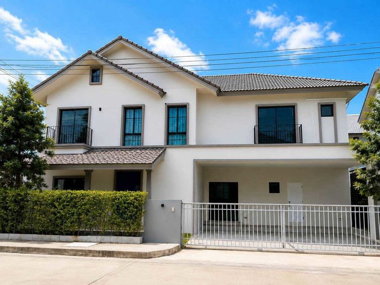 🏡✨ ให้เช่าบ้านเดี่ยว 2 ชั้นหลังใหญ่ในโครงการ ใกล้โรงเรียนนานาชาติ หางดง ราคา 45,000 บาทต่อเดือน