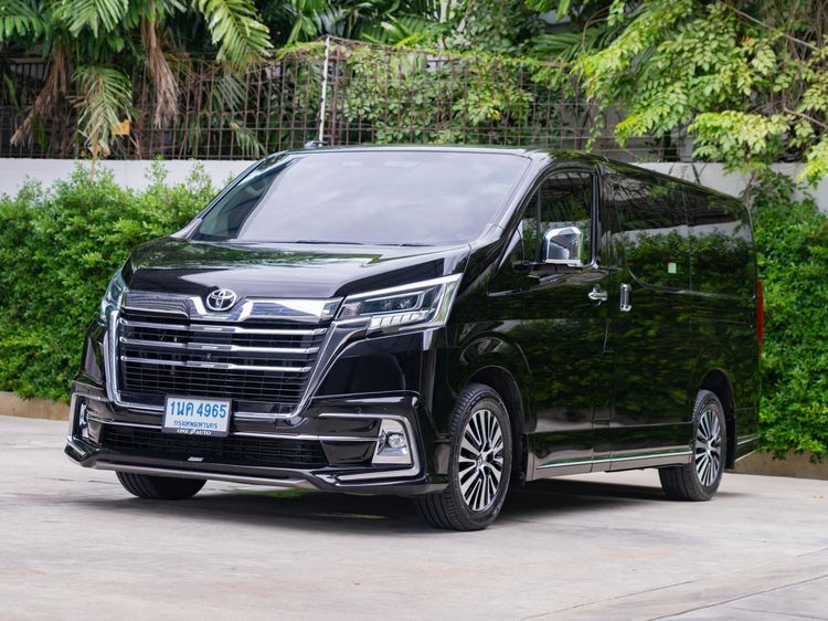 Toyota Majesty 2021 2.8 Grande Van ดีเซล ไม่ติดแก๊ส เกียร์อัตโนมัติ ดำ รูปที่ 3