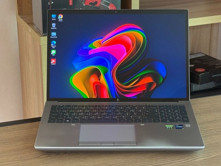 วินโดว์ 16 กิกะไบต์ อื่นๆ ใช่ HP Zbook 16 Fury G10 Mobile Workstation i7-13850HX SSD512GB RAM32GB RTX A1000 (6GB GDDR6)จอทัส 4K UHD 60Hz Win11Pro สินค้ามือสอง งานตัดต่อ ร