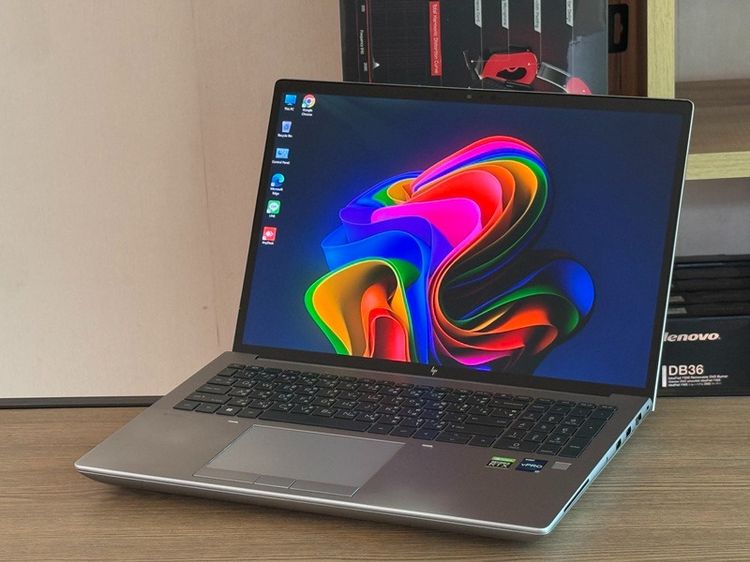 HP Zbook 16 Fury G10 Mobile Workstation i7-13850HX SSD512GB RAM32GB RTX A1000 (6GB GDDR6)จอทัส 4K UHD 60Hz Win11Pro สินค้ามือสอง งานตัดต่อ ร รูปที่ 2