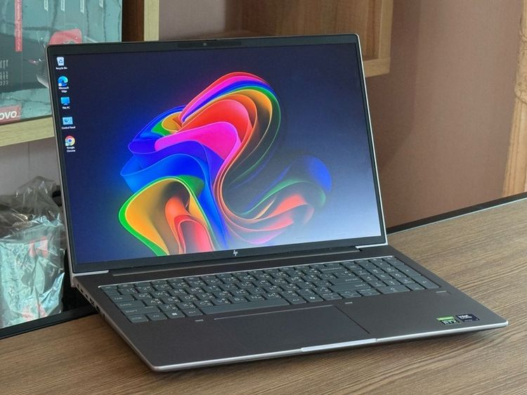 HP ZBook Power 16 G11 Mobile Workstation Ultra 7 165H SSD512GB RAM32GB RTX 500 (4GB GDDR6)จอ 2.5K 120Hz Win11Pro สินค้ามือสอง งานตัดต่อ ระดั รูปที่ 2