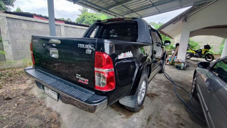 Toyota Hilux Vigo 2013 2.5 Double Cab E Prerunner VN Turbo Pickup ดีเซล เกียร์ธรรมดา ดำ รูปที่ 4