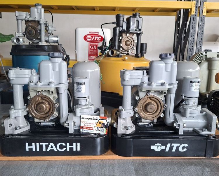 💦ปั๊มน้ำ อัติโนมัติ HITACHAI 150W พร้อมใช้งาน🫧👍    แรงดันคงที่  รับประกัน💦 รูปที่ 5