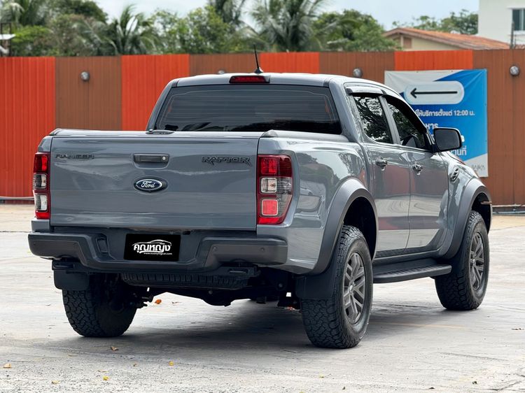 Ford Ranger 2018 2.0 Raptor 4WD Pickup ดีเซล ไม่ติดแก๊ส เกียร์อัตโนมัติ เทา รูปที่ 2