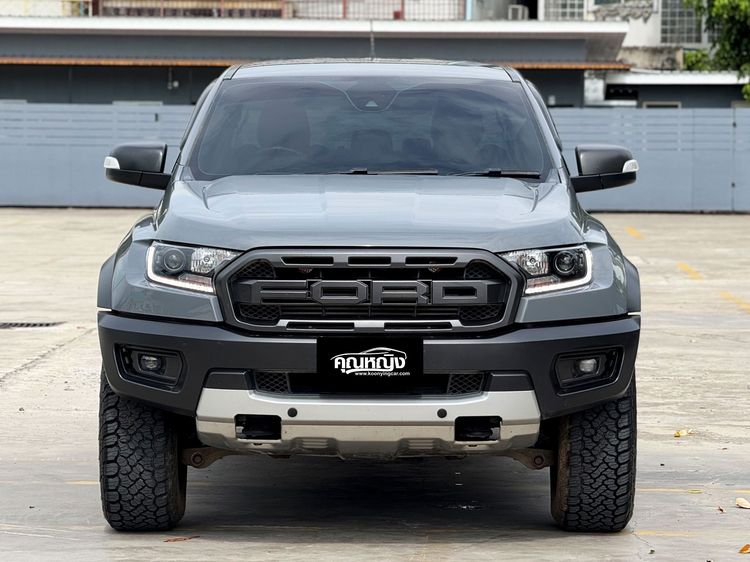 Ford Ranger 2018 2.0 Raptor 4WD Pickup ดีเซล ไม่ติดแก๊ส เกียร์อัตโนมัติ เทา รูปที่ 4