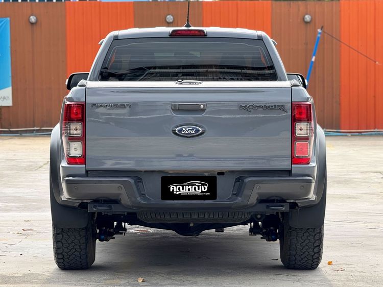 Ford Ranger 2018 2.0 Raptor 4WD Pickup ดีเซล ไม่ติดแก๊ส เกียร์อัตโนมัติ เทา รูปที่ 3