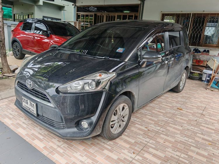 Toyota Sienta 2017 1.5 G Utility-car เบนซิน ไม่ติดแก๊ส เกียร์อัตโนมัติ ดำ รูปที่ 3