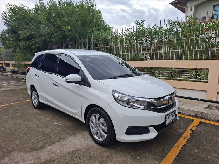 Honda Mobilio 2019 1.5 V Sedan เบนซิน เกียร์อัตโนมัติ ขาว รูปที่ 4