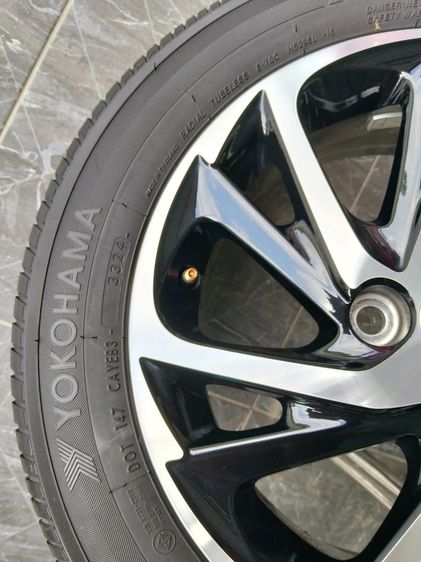 แม็ก vios สีเดิมขอบ 15 ไม่ดุ้งไม่คดไม่แตก พร้อมยางโยโก 185 60 15 ปี 24 ใส่ yaris vios ได้ทุกรุ่น รูปที่ 9