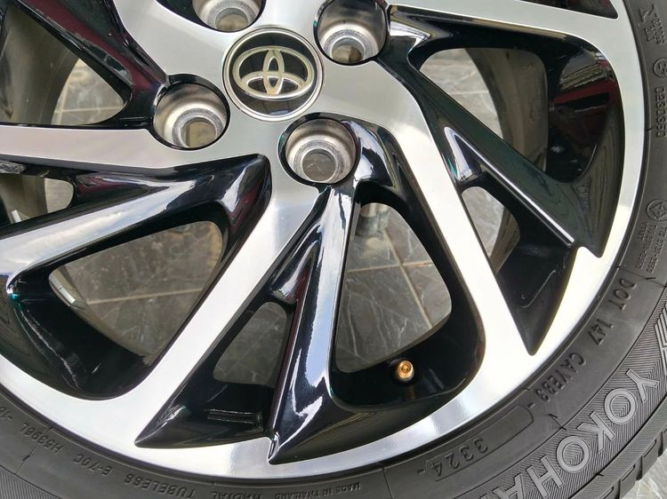 แม็ก vios สีเดิมขอบ 15 ไม่ดุ้งไม่คดไม่แตก พร้อมยางโยโก 185 60 15 ปี 24 ใส่ yaris vios ได้ทุกรุ่น รูปที่ 6
