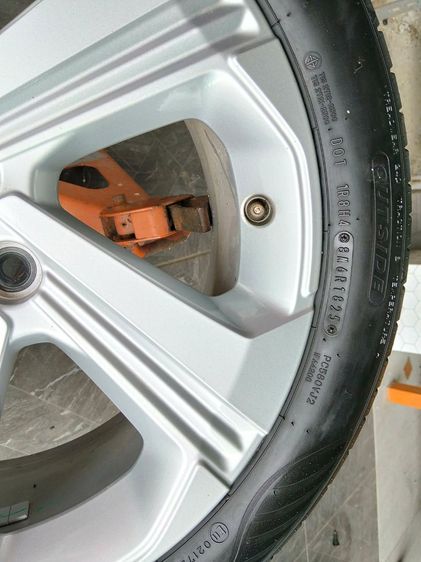 แม็กป้ายแดง toyota 5 รู 100 ขอบ17 พร้อมยาง dunlop 205 50 17 ปี 25 ใส่ altis sienta with พรุส1 รูปที่ 10