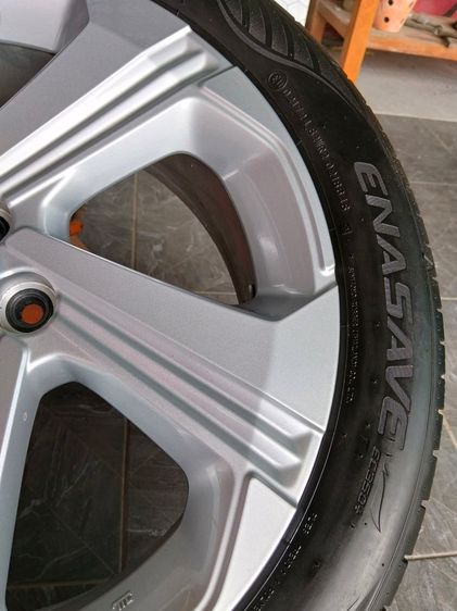 แม็กป้ายแดง toyota 5 รู 100 ขอบ17 พร้อมยาง dunlop 205 50 17 ปี 25 ใส่ altis sienta with พรุส1 รูปที่ 8