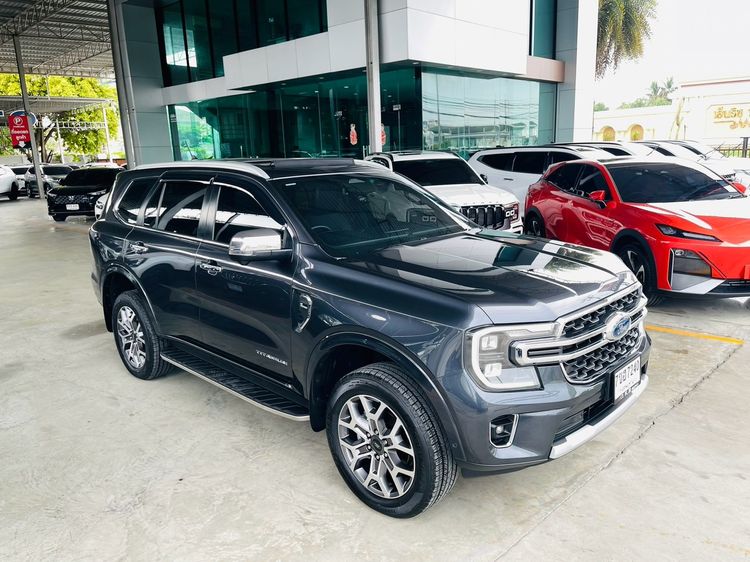 Ford Everest 2023 2.0 Bi-Turbo Titanium+ 4WD Utility-car ดีเซล ไม่ติดแก๊ส เกียร์อัตโนมัติ เทา รูปที่ 2