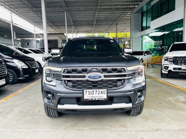 Ford Everest 2023 2.0 Bi-Turbo Titanium+ 4WD Utility-car ดีเซล ไม่ติดแก๊ส เกียร์อัตโนมัติ เทา รูปที่ 3