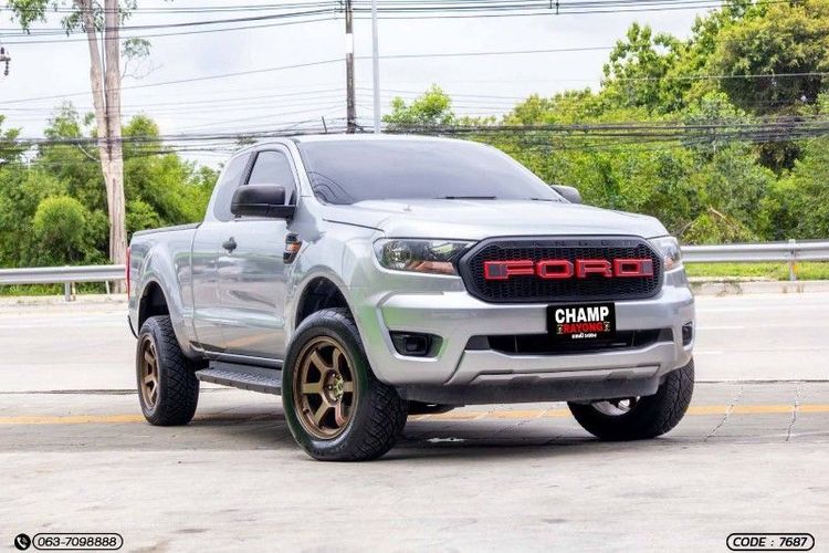 รถ Ford Ranger 2.2 Hi-Rider XL Plus สี เทา