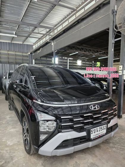 Hyundai Stargazer X ( 6 ที่นั่ง ) รุ่น Top สุด ปี 2024 เลขไมล์น้อย 49,000 km. ( รับประกันเลขไมล์แท้ )✅ ราคาเพียง 588,000 บาท เท่านั้น⭐️ ฟรีดาวน์ ⭐️✅️ ผ่อน 9,800/ด 🥰 รูปที่ 2