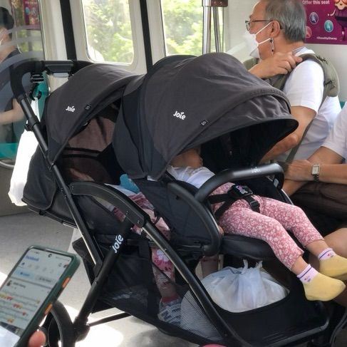 รถเข็นเด็กพับได้ ส่งต่อ รถเข็นพี่น้อง joie รุ่น duo สำหรับครอบครัวลูก 2