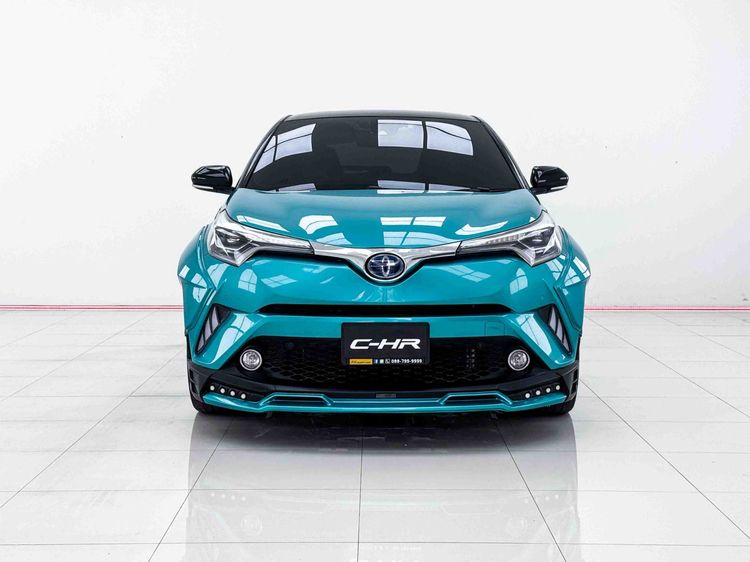 Toyota C-HR 2018 1.8 Hybrid Hi Utility-car ไฮบริด ไม่ติดแก๊ส เกียร์อัตโนมัติ เขียว รูปที่ 3