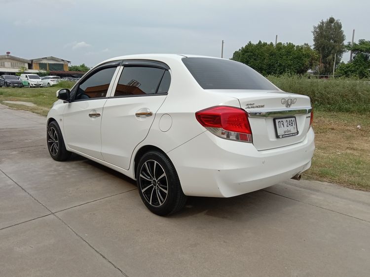 Honda Brio 2014 1.2 Amaze SV Sedan เบนซิน ไม่ติดแก๊ส เกียร์อัตโนมัติ ขาว