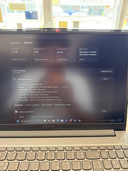 - Lenovo LOQ 15ARP10E Luna Gray รูปที่ 4