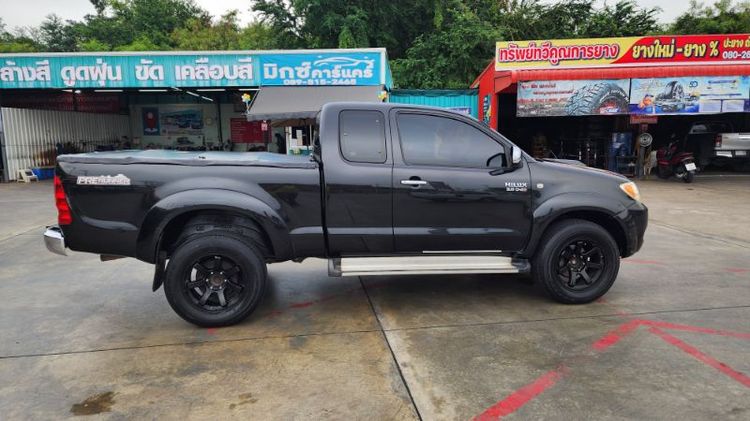 Toyota Hilux Vigo 2007 3.0 Prerunner E Pickup ดีเซล ไม่ติดแก๊ส เกียร์ธรรมดา ดำ รูปที่ 4