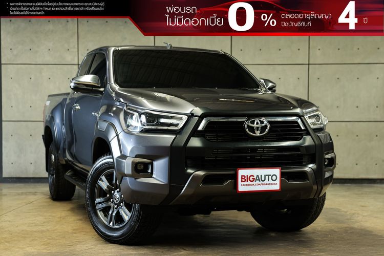 รถ Toyota Hilux Revo Smart Cab 2.4 Entry Prerunner สี เทา