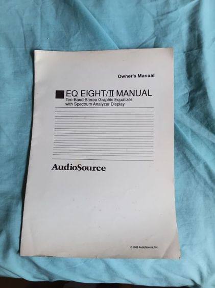 ขายเครื่องเล่นเทปคลาสเซ็ท2หัวyamaha,eq audiosource,ใช้ไฟ110 v รูปที่ 6