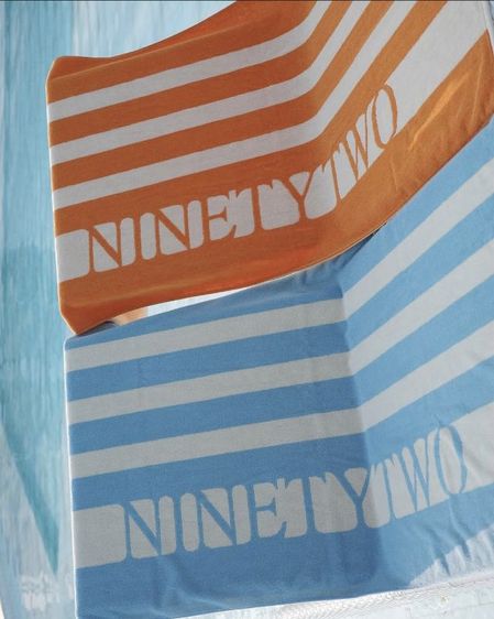 🛁🧖‍♀️NINETYTWO 92(Freen ฟรีน)📌ของแท้💯%📌ผ้าเช็ดตัวเกรดพรีเมี่ยม สวย หนานุ่ม รูปที่ 4