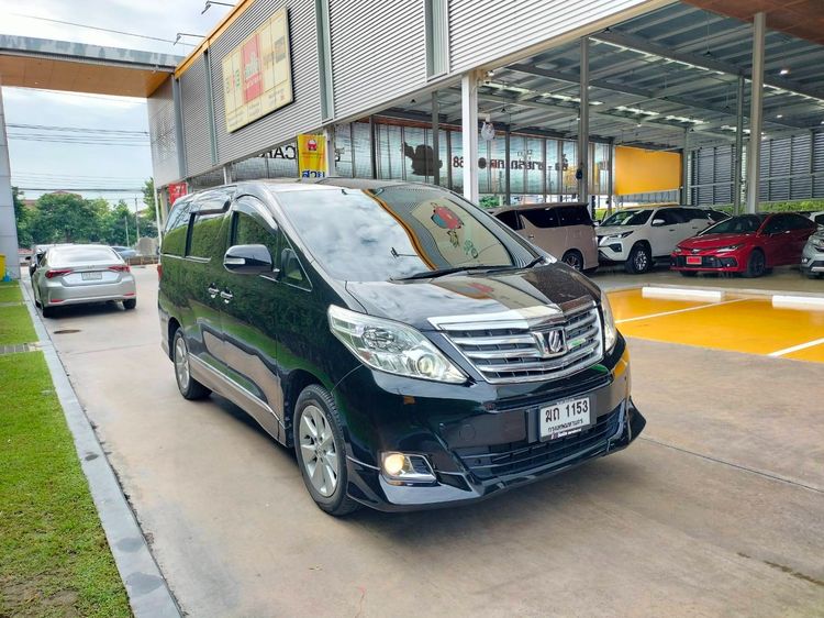 รถ Toyota Alphard 3.5 V สี ดำ