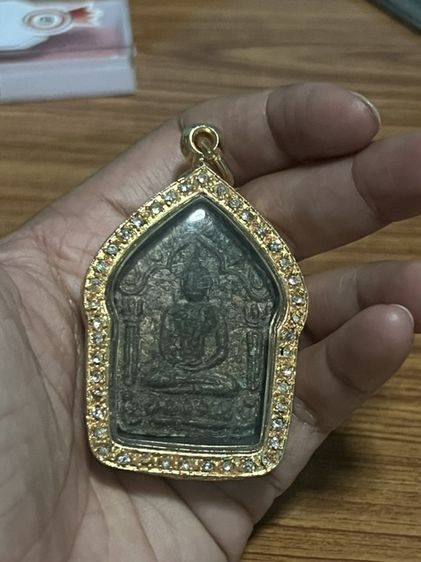 พระขุนแผนผงพรายกุมาร พิมพ์ใหญ่ เนื้อดำ