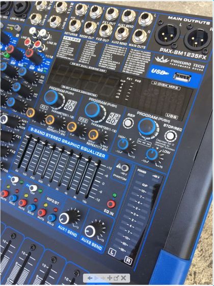 ขาย Power Mix PROEUROTECH รุ่น PMX BM 12350 FX 350 W.( สวิสบางตัวติดบ้าง ไปเช็คเองครับ ) รูปที่ 4