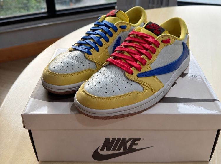 🟡🔵 Jordan 1 Retro Low OG Travis Scott 